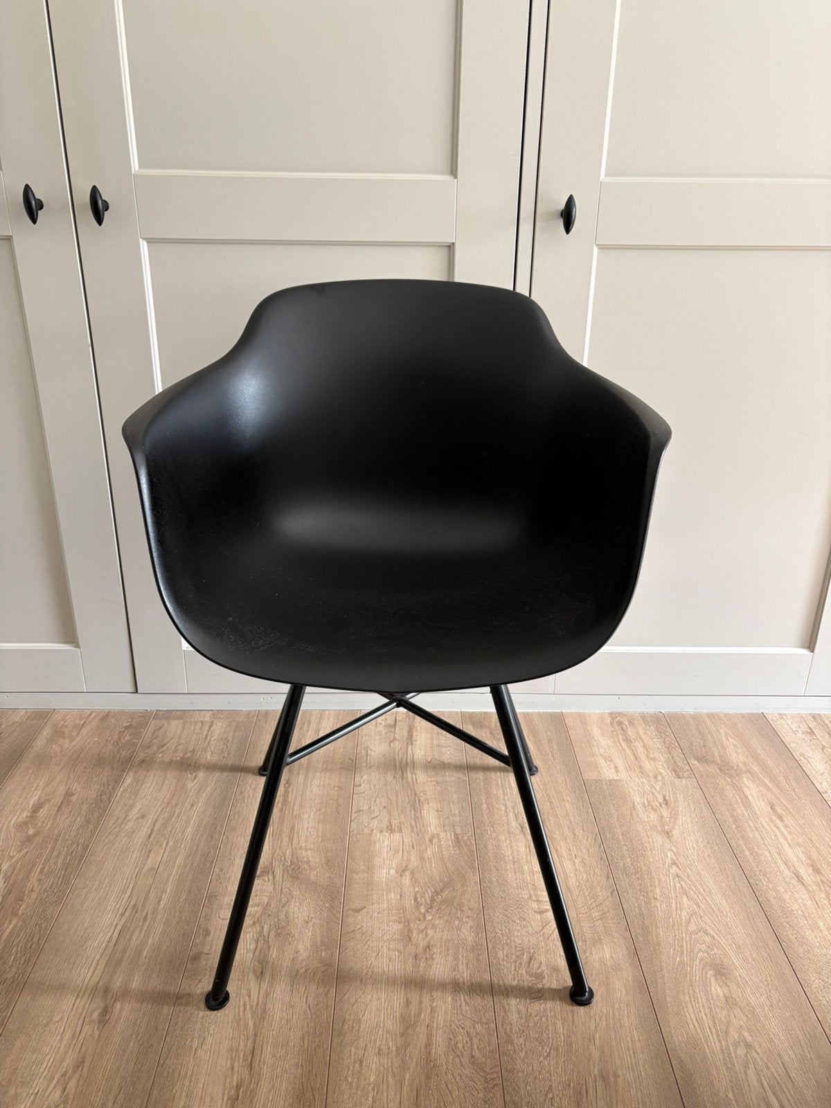 Kuipstoel zwart, Huis en Inrichting, Ophalen, Kunststof, Zwart, Nieuw