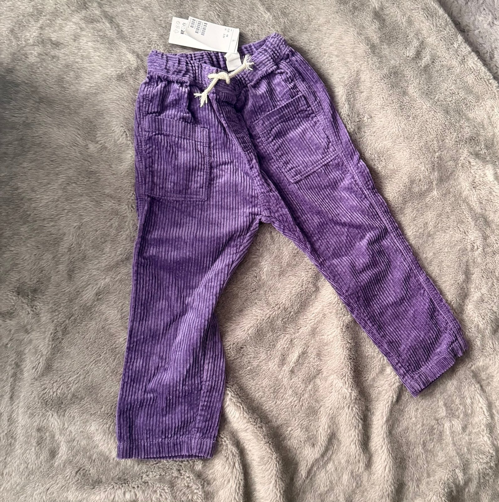 Paarse ribbroek nieuw 98, Ophalen of Verzenden, Nieuw, Meisje, Broek