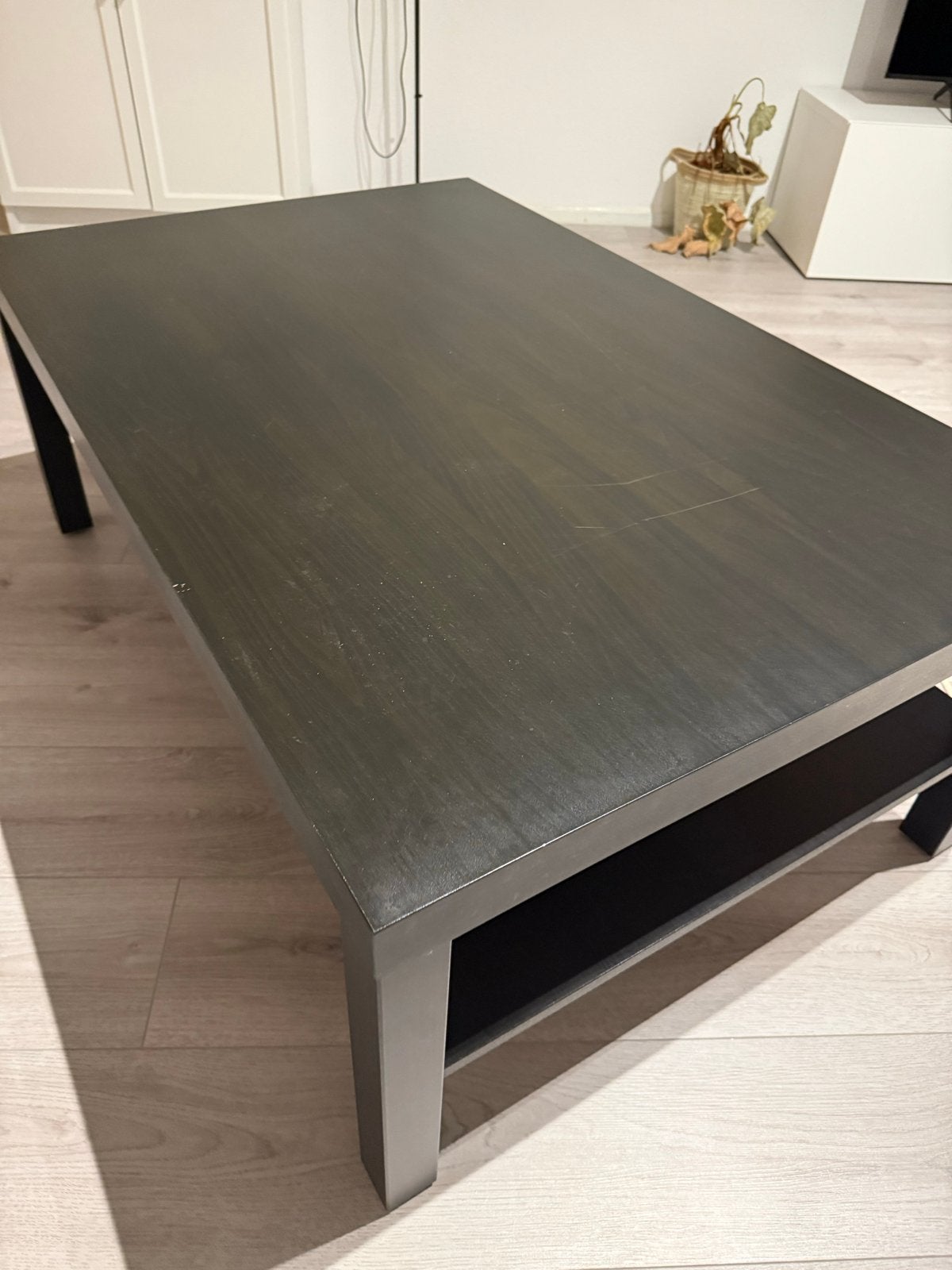 IKEA Lack salontafel zwartbruin 118x78cm gratis af te halen, Ophalen, Overige materialen, Gebruikt, 100 tot 150 cm