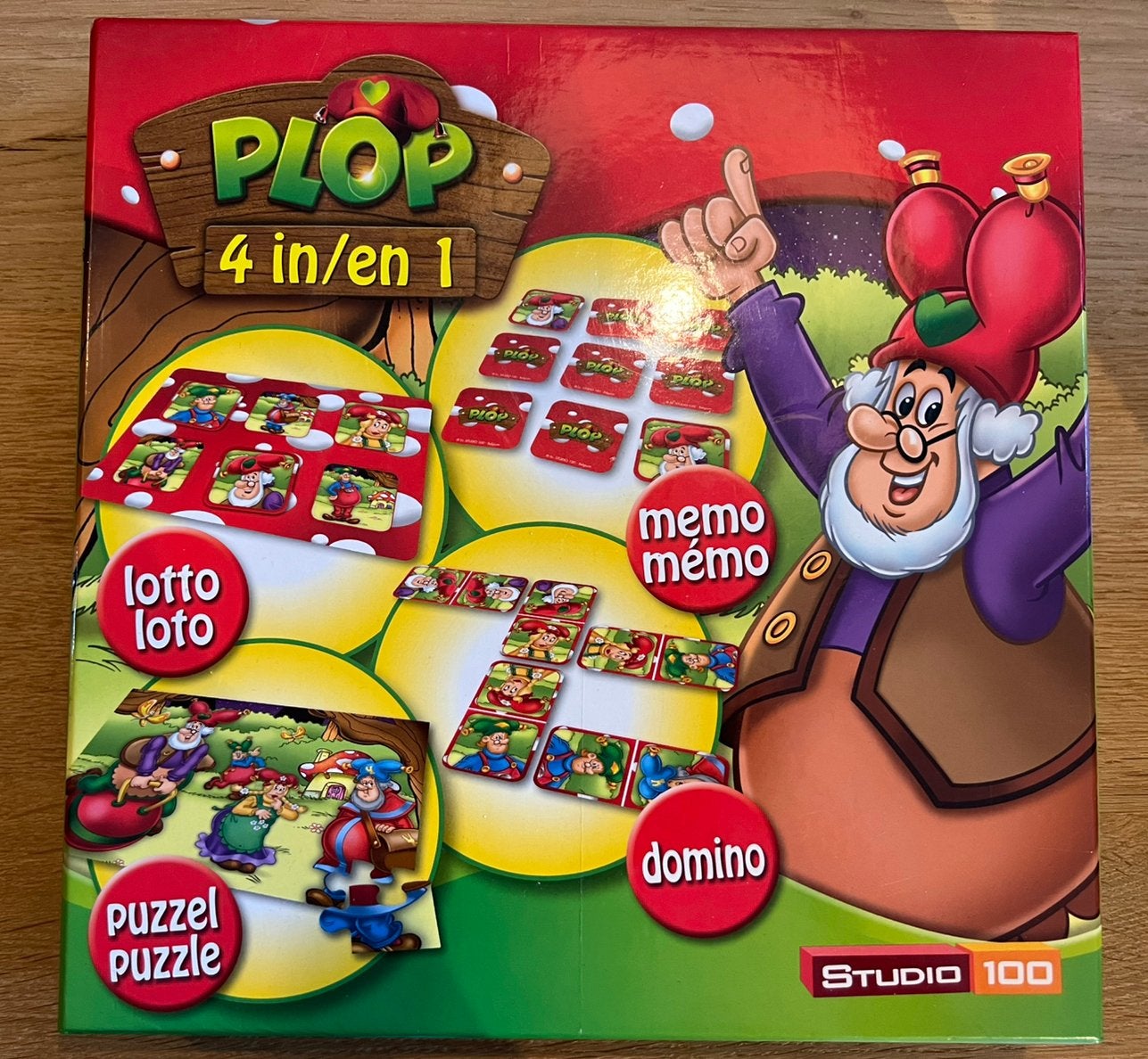 Kabouter Plop 4 in 1 spellen - Studio 100, Ophalen of Verzenden, Zo goed als nieuw
