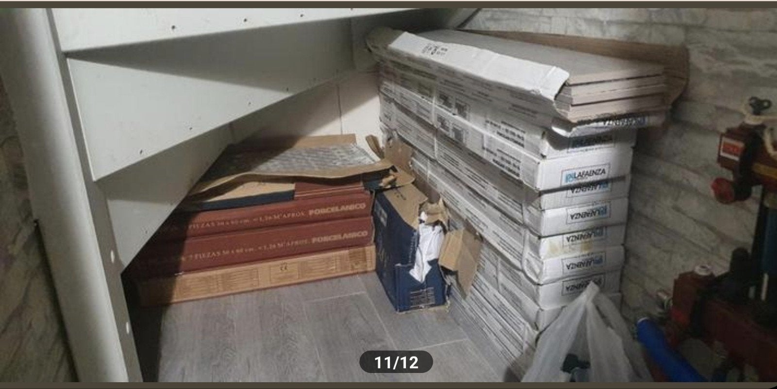 Lafaenza Sierra Grey Tegels, Keramische Vloertegels houtlook, Ophalen of Verzenden, Nieuw