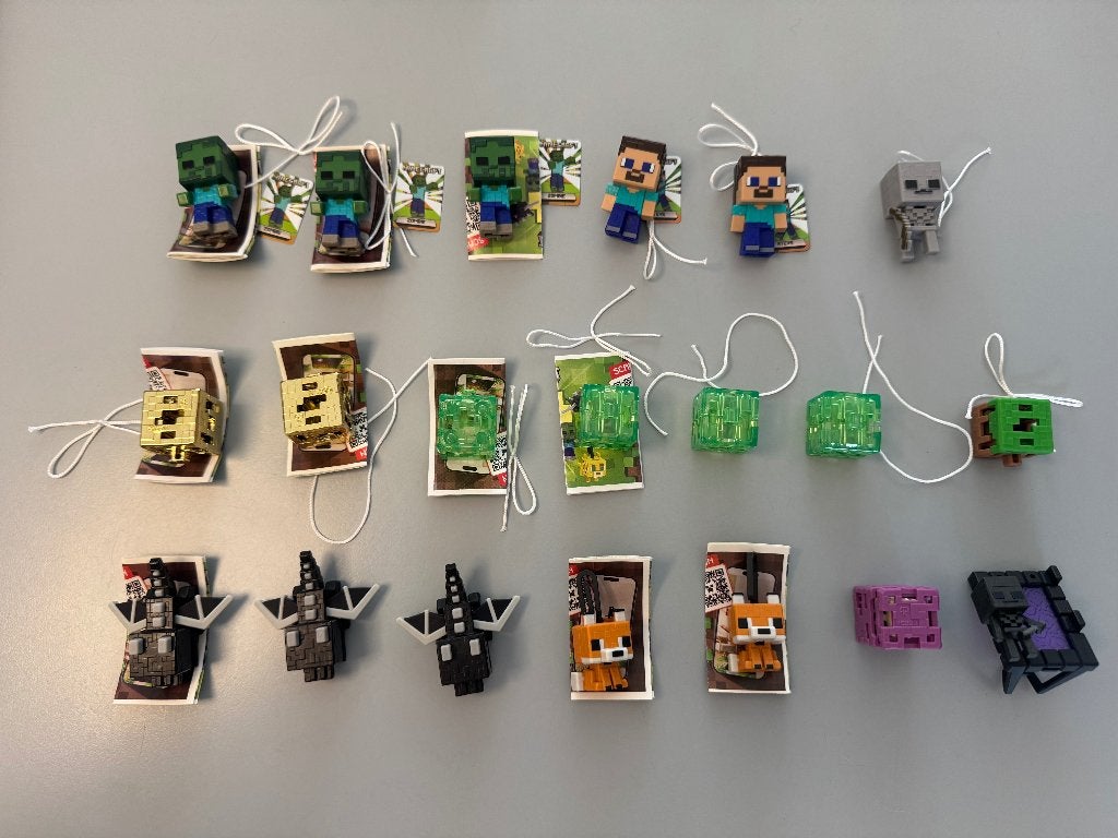 Ferrero Kinder Joy Minecraft, Ophalen of Verzenden, Zo goed als nieuw