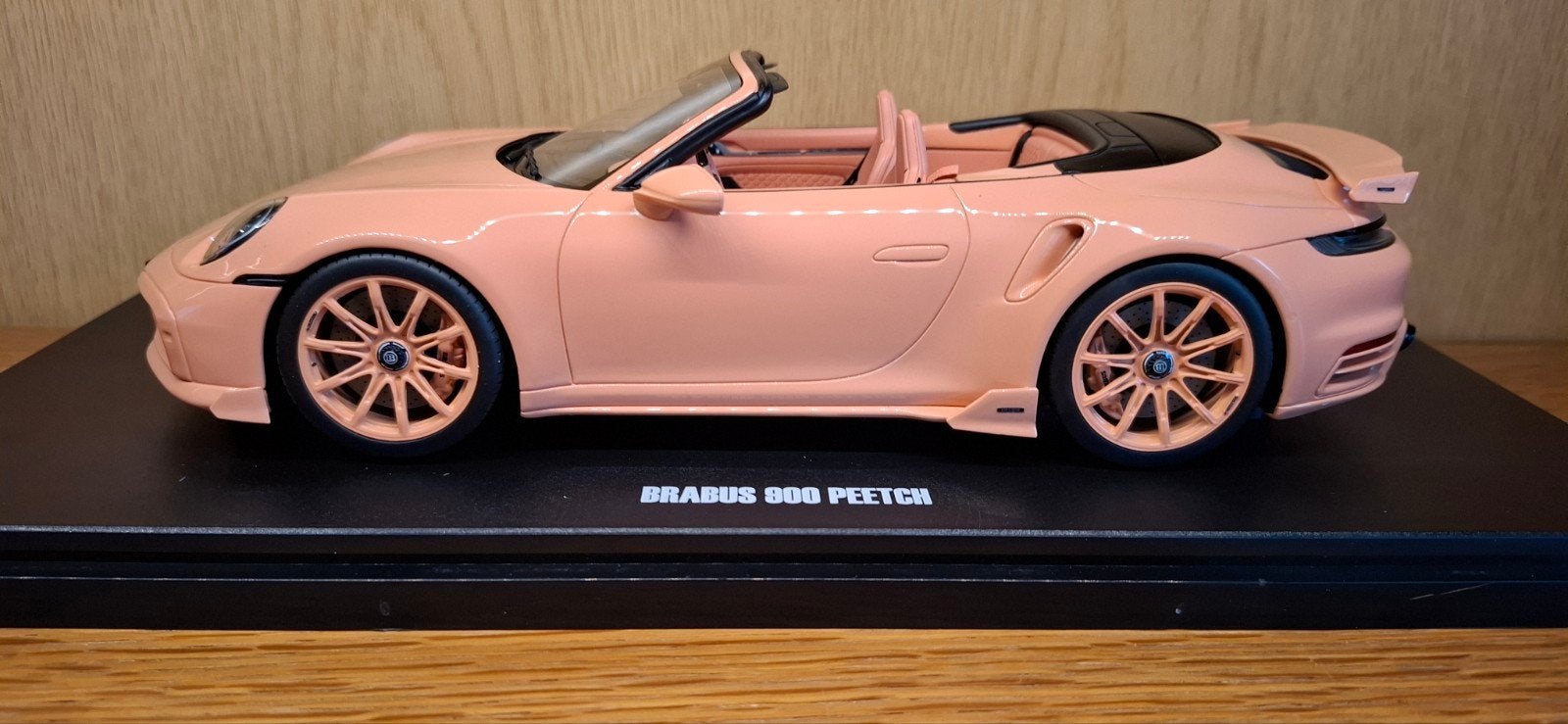GT SPIRIT PORSCHE BRABUS 900 PEETCH, Ophalen, Zo goed als nieuw, Overige merken