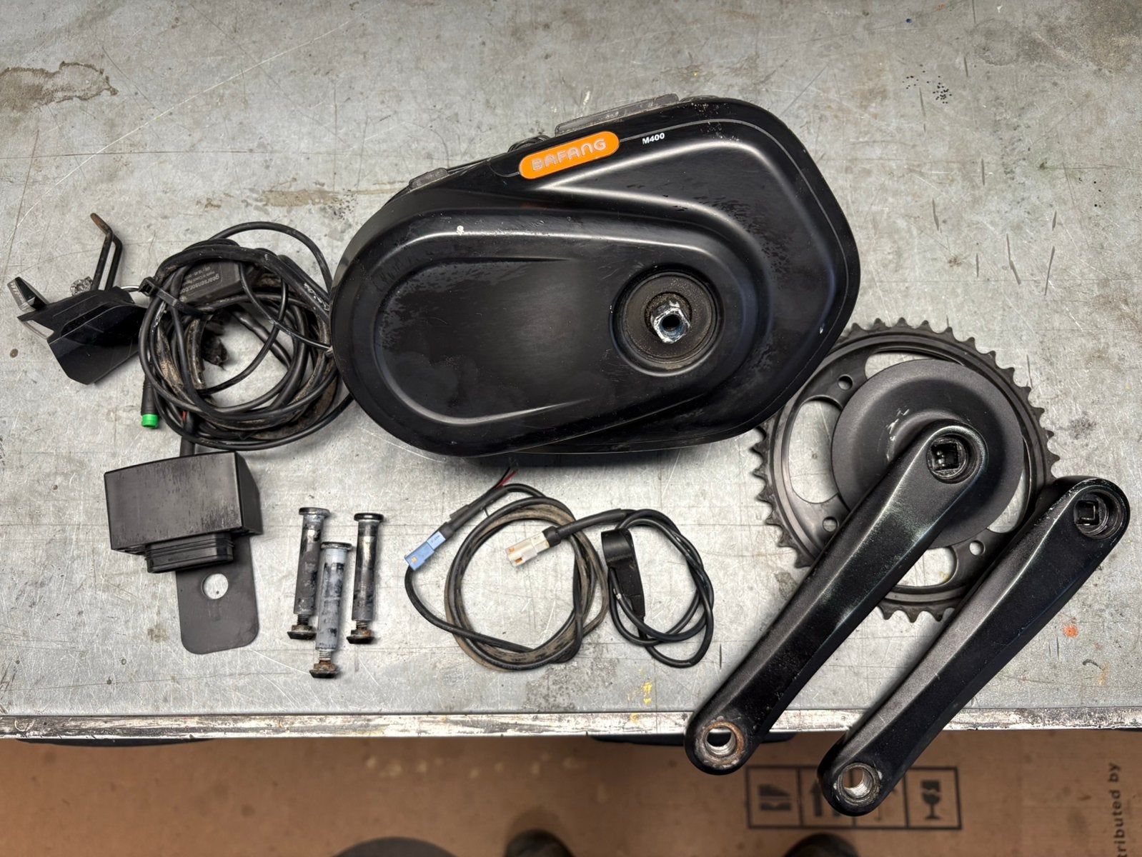 Bafang M400 middenmotor, Ophalen, Motor