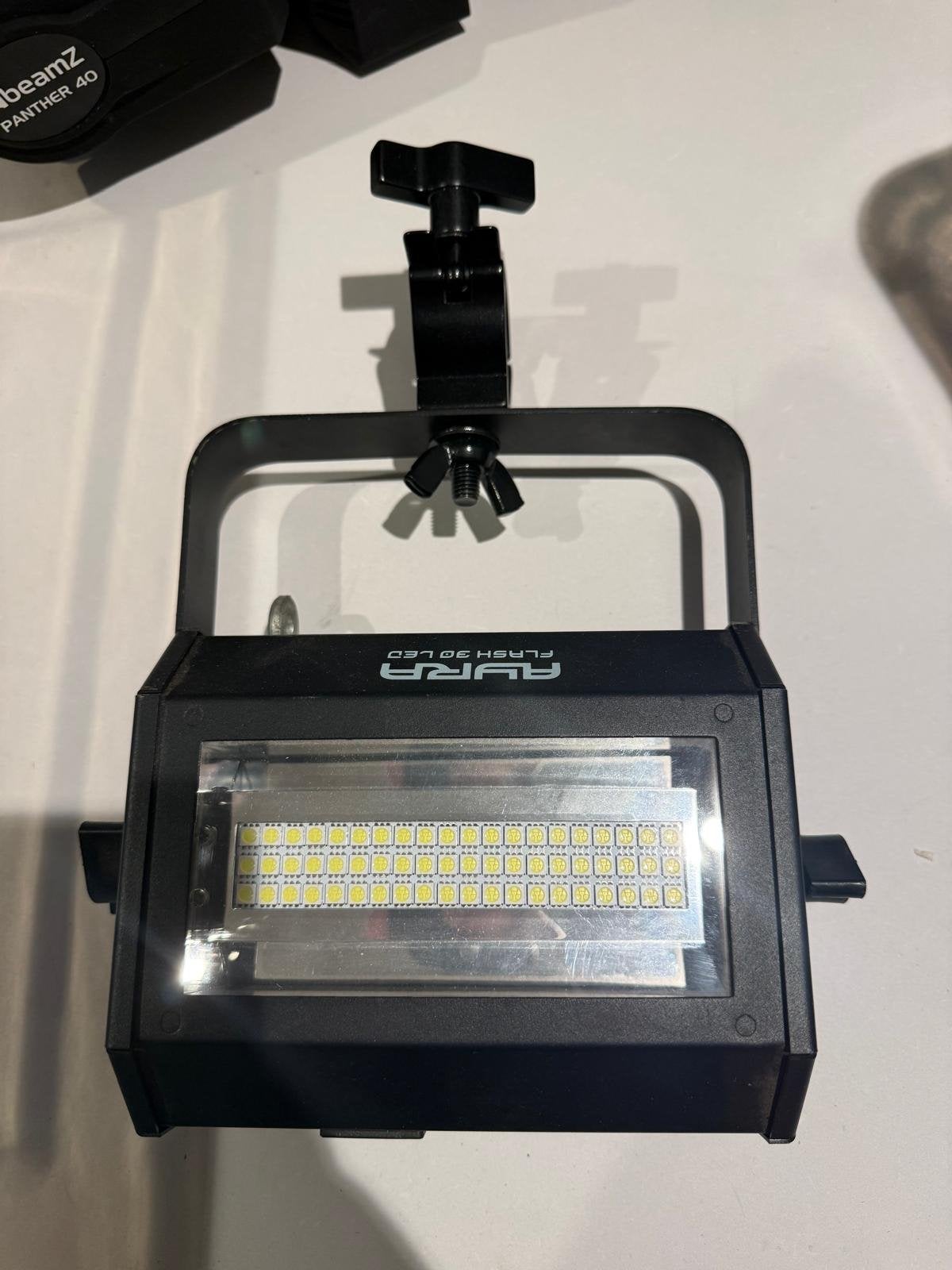 2x Ayra LED 30 Stroboscoop - Krachtige Lichteffecten, Verzenden, Gebruikt, Licht, Stroboscoopeffect