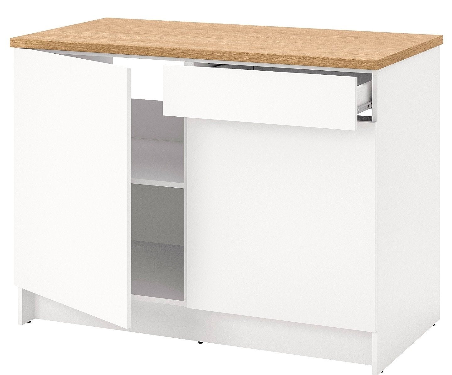 IKEA KNOXHULT Keukenonderkast met deuren en lade, 120cm, Huis en Inrichting, Keuken | Keukenelementen, Ophalen, Gebruikt, 100 tot 150 cm