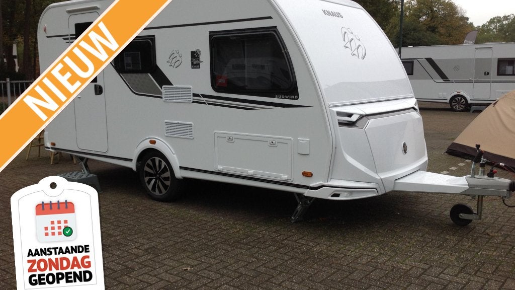 Knaus Sudwind Black Selection 420 QD, Caravans en Kamperen, Caravans, Treinzit, Knaus, Schokbreker, Tot en met 4