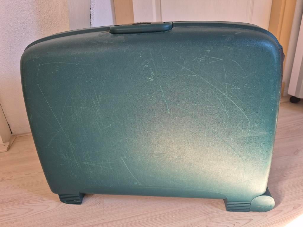 Roncato Koffer - Groen, Hard case, Sieraden, Tassen en Uiterlijk, Koffers, Gebruikt, Hard kunststof, 45 tot 55 cm, 70 cm of meer