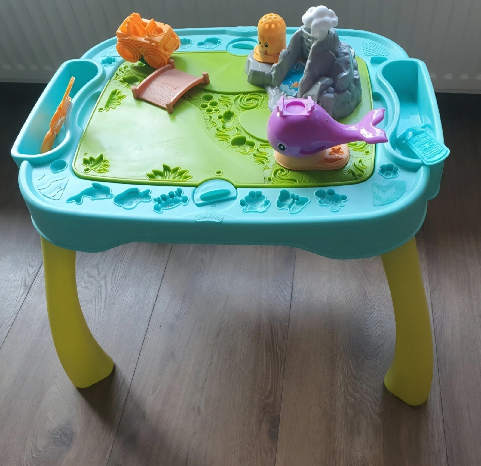 Play-Doh Klei Tafel met Nieuwe Potjes Klei, Ophalen of Verzenden, Zo goed als nieuw, Knutselen