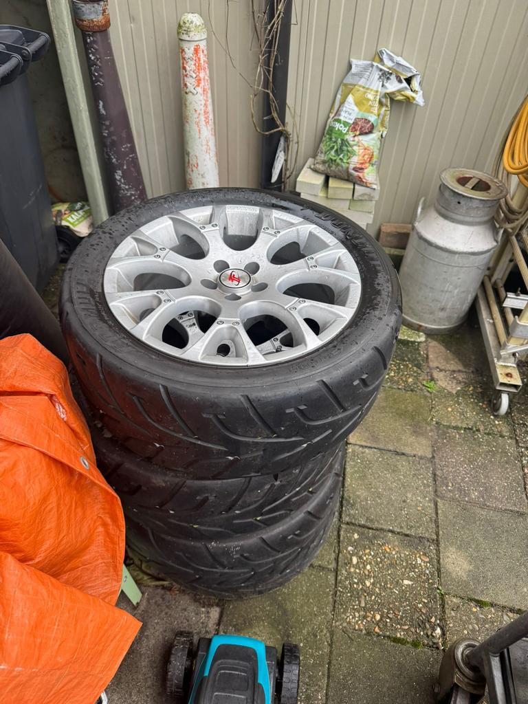 5x100 Tecnomagnesio  235-45-17, ET46, 7,5J 335,-, Auto-onderdelen, Banden en Velgen, Ophalen, Banden en Velgen, 17 inch, 235 mm