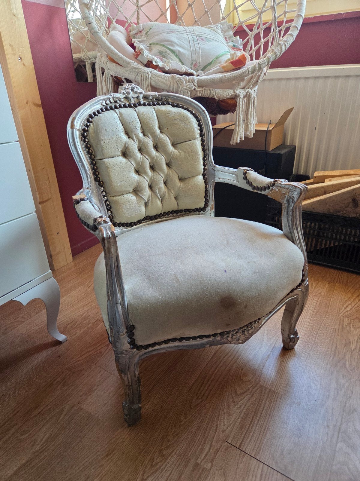 brocante kinderstoel. Opknapper, Kinderen en Baby's, Ophalen, Gebruikt, Overige typen