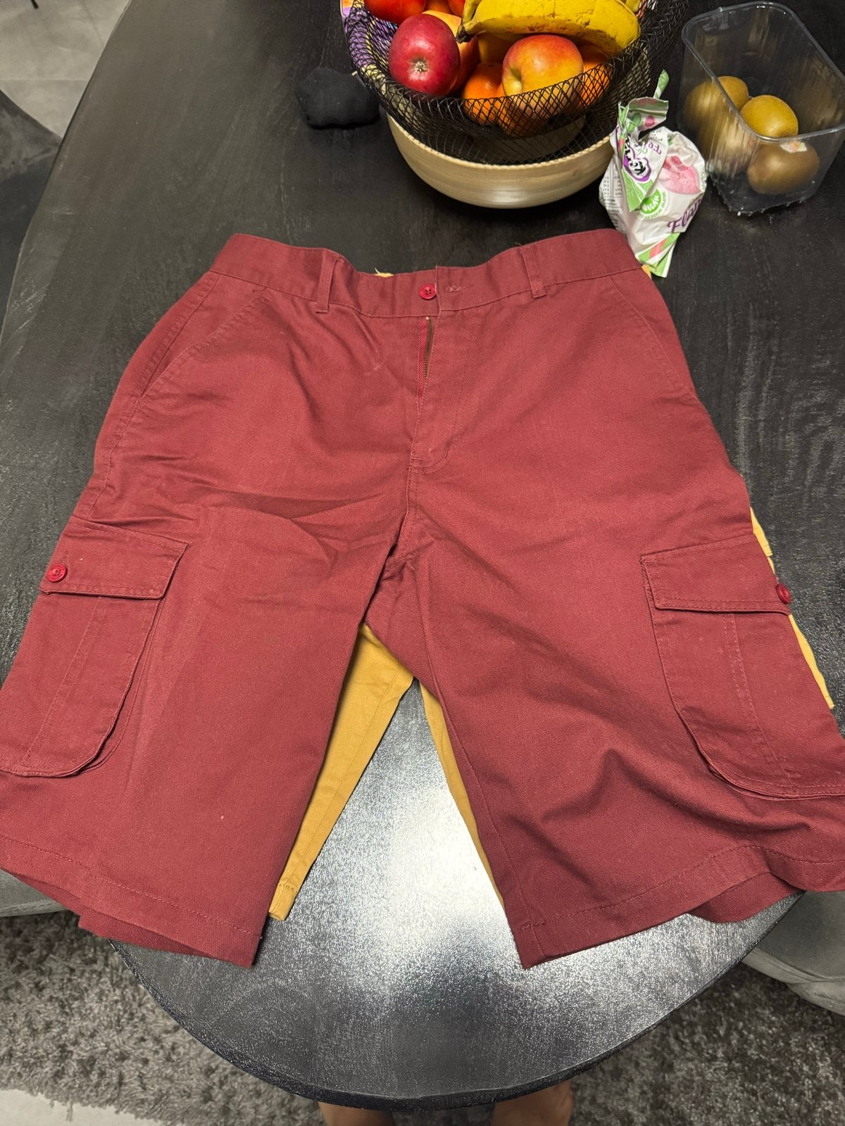 Korte broeken / cargo shorts - Rood en Geel maat 32 en 34, Ophalen of Verzenden, Nieuw, Maat 48/50 (M), Rood