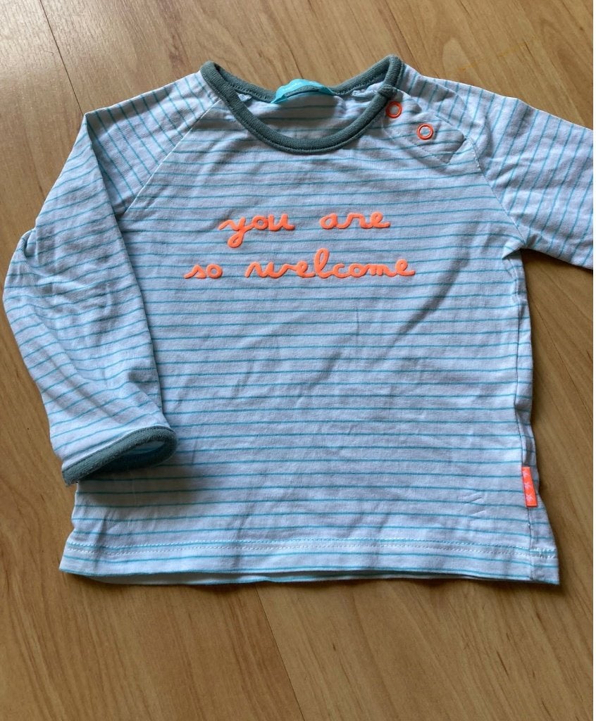 HEMA tshirt maat 62, Kinderen en Baby's, Babykleding | Maat 62, Verzenden, Zo goed als nieuw, Hema, Jongetje