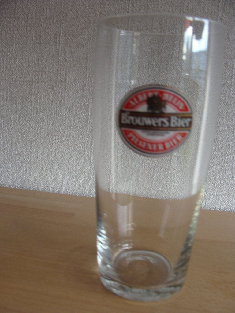 Bierglas Albert Heijn Brouwers Bier - 1 glas aanwezig, Ophalen of Verzenden, Nieuw, Glas of Glazen, Overige merken