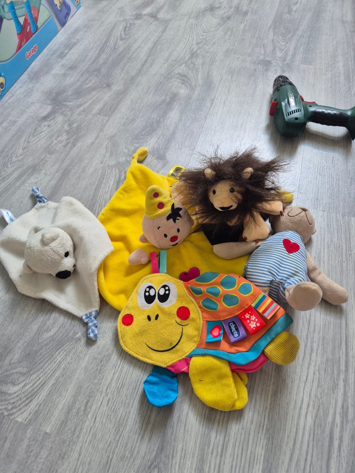 Leuke set babyknuffels en knuffeldoekjes, Kinderen en Baby's, Speelgoed | Knuffels en Pluche, Gebruikt, Geel, Ophalen of Verzenden