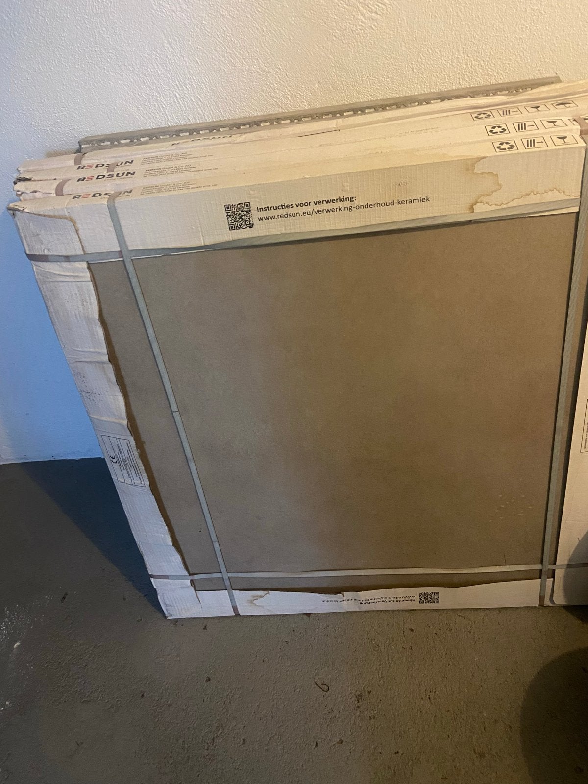 Nieuwe RedSun keramische tegels 80x80x3 cm, Ophalen, 60 cm of meer, Nieuw, Minder dan 5 m²