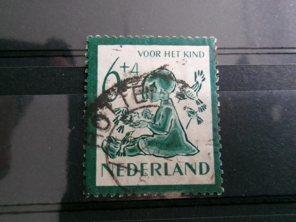 1950 - kinderzegel 6 + 4 ct (313c), Postzegels en Munten, Postzegels | Nederland, Verzenden, Gestempeld
