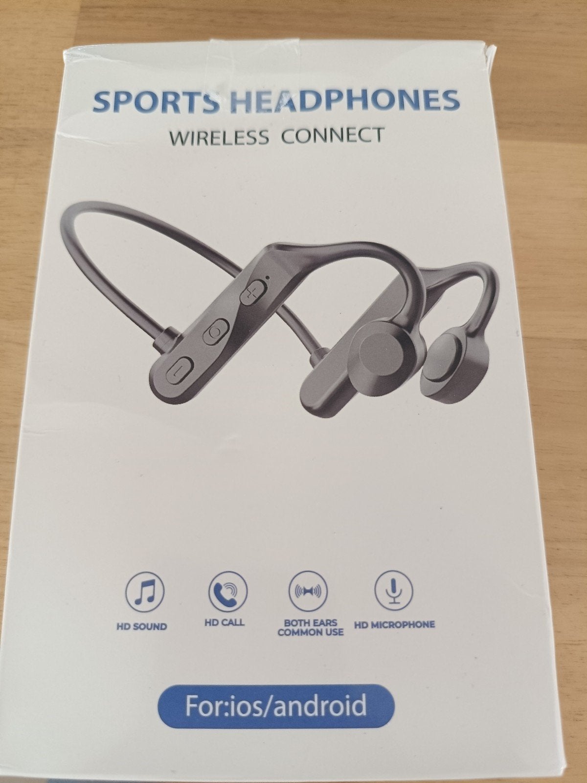 Draadloze Sport Koptelefoon, Audio, Tv en Foto, Koptelefoons, Overige merken, Bone conduction, Draadloos, Nieuw