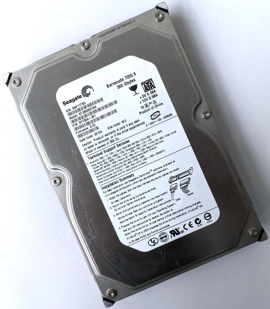 120GB Seagate Barracuda 7200 rpm 3.5 inch SATA desktop HDD, Ophalen, Intern, Gebruikt, Desktop