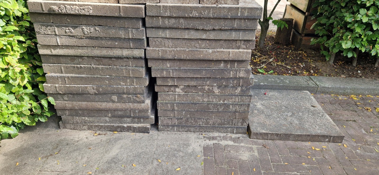 Gratis tuin tegels, Ophalen, Overige materialen