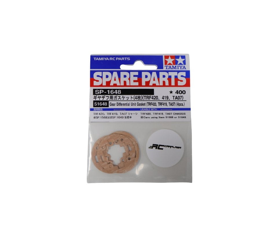 Tamiya 51648 TRF420 Gear Diff Unit Gasket, Verzenden, Nieuw, Onderdeel