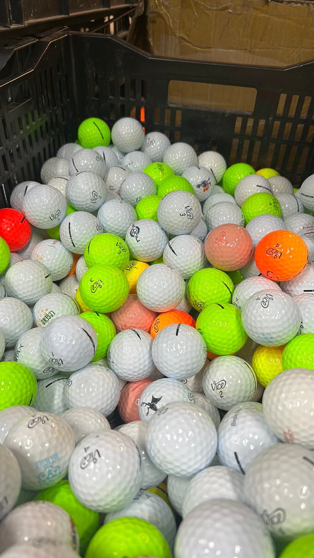 50 Stuks Vice Pro Golfballen AAAA, Sport en Fitness, Golf, Ophalen of Verzenden, Zo goed als nieuw, Bal(len)