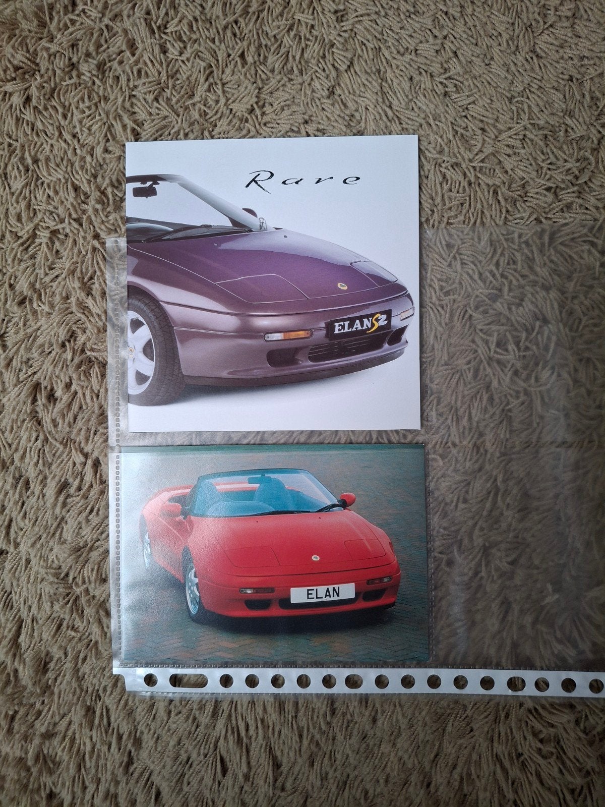 Kleine autofolder en kaart Lotus Elan, Verzenden, Zo goed als nieuw, Overige merken
