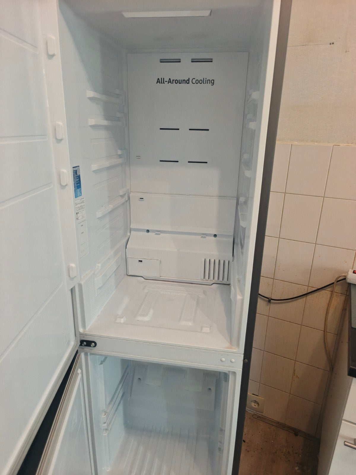 Samsung Koel-vriescombinatie - Zo goed als nieuw, 200 liter of meer, 60 cm of meer, Met aparte vriezer, Zo goed als nieuw