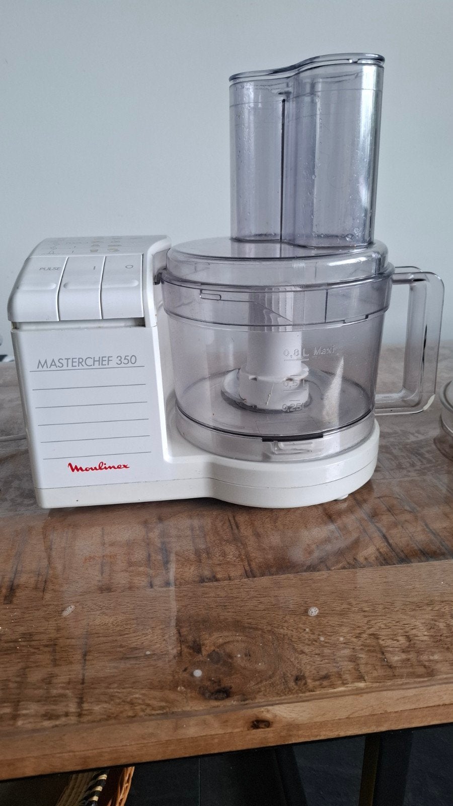 Moulinex Masterchef 350 hakmolen - Werkend, Minder dan 1 liter, Ophalen of Verzenden, Gebruikt