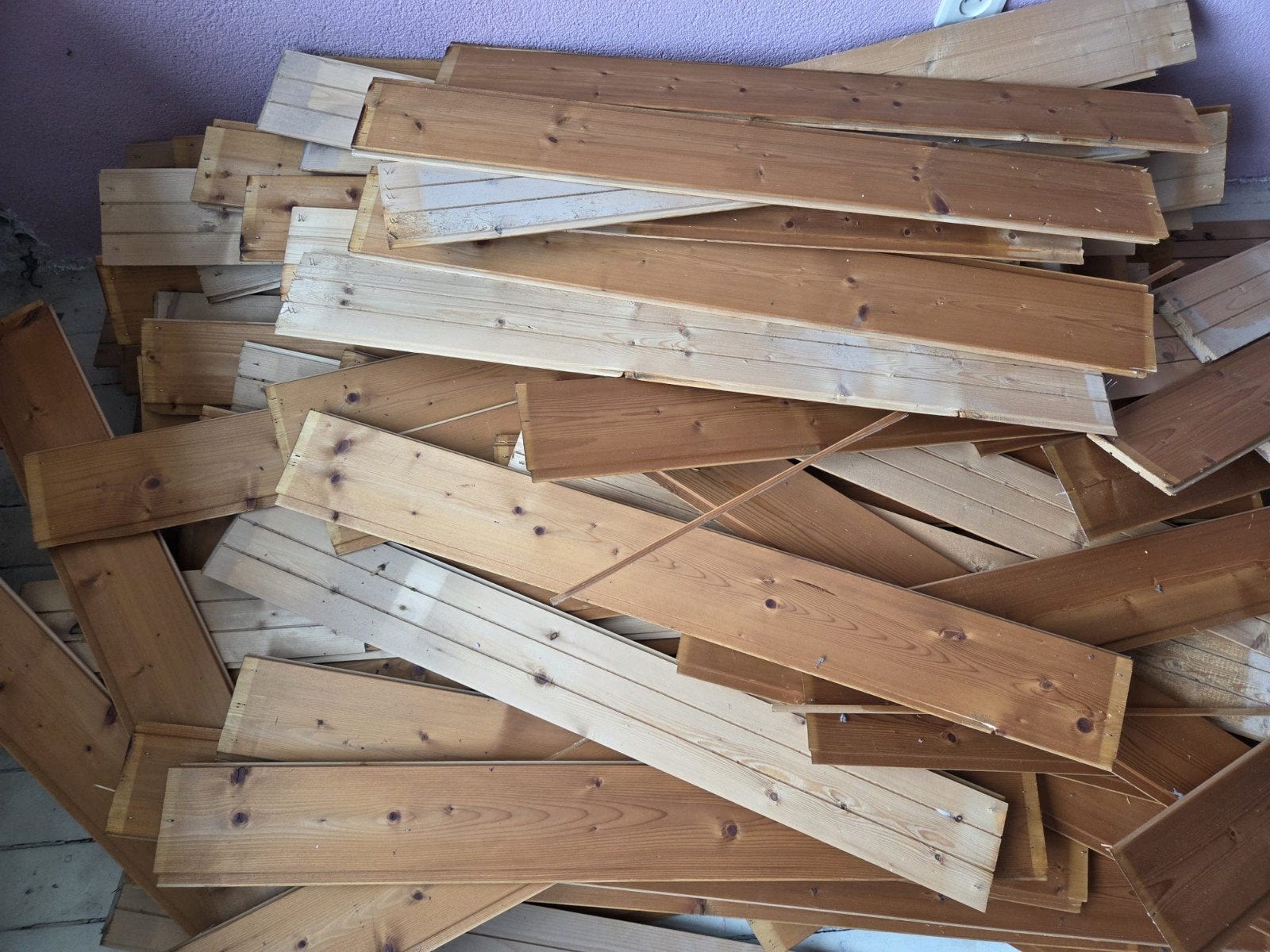 Hout afval/sloop/platen, Doe-het-zelf en Verbouw, Hout en Planken, Ophalen, Gebruikt, Minder dan 25 mm, Plank
