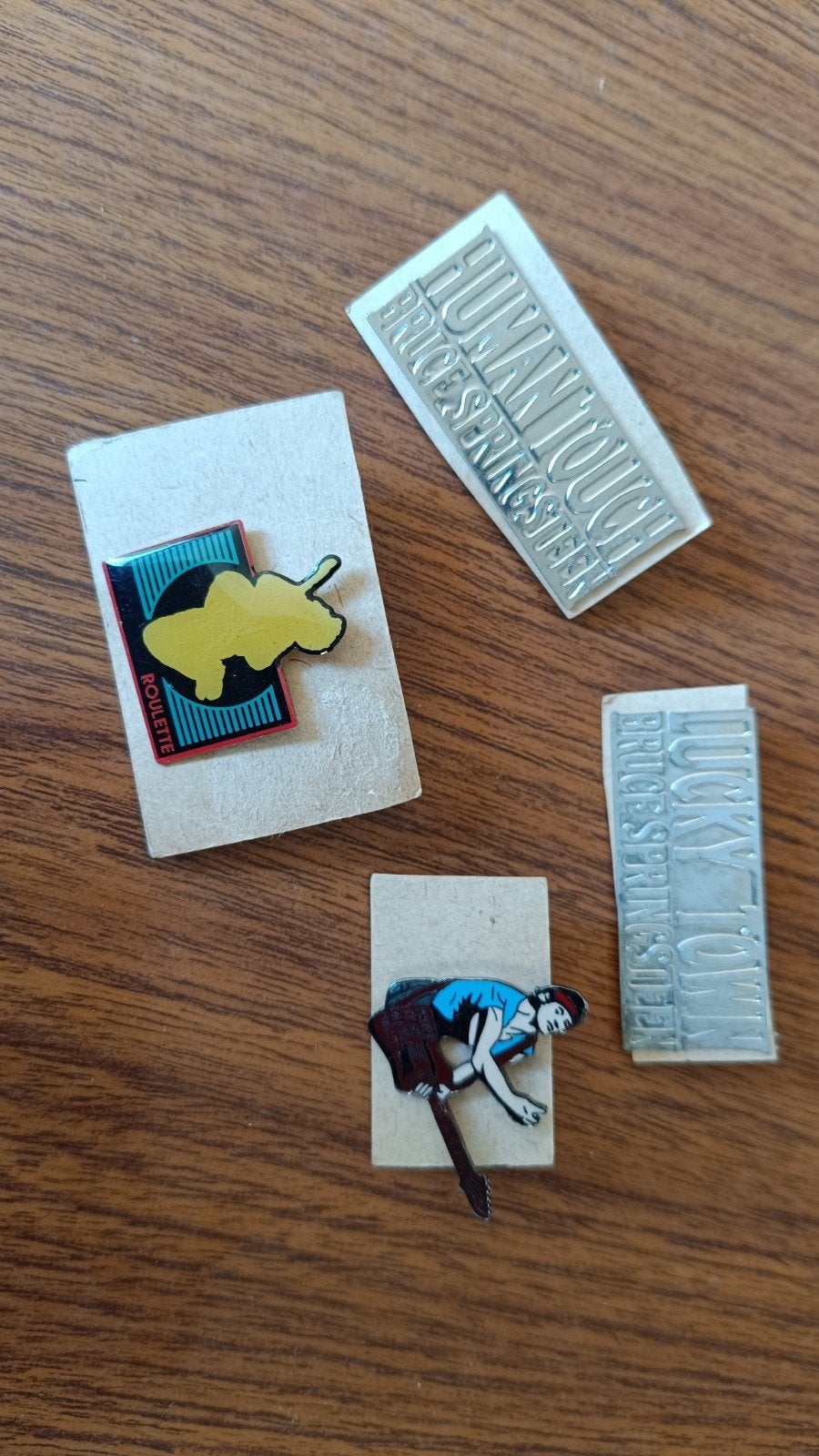 Bruce Springsteen Pins - Human Touch & Lucky Town, Verzamelen, Ophalen of Verzenden