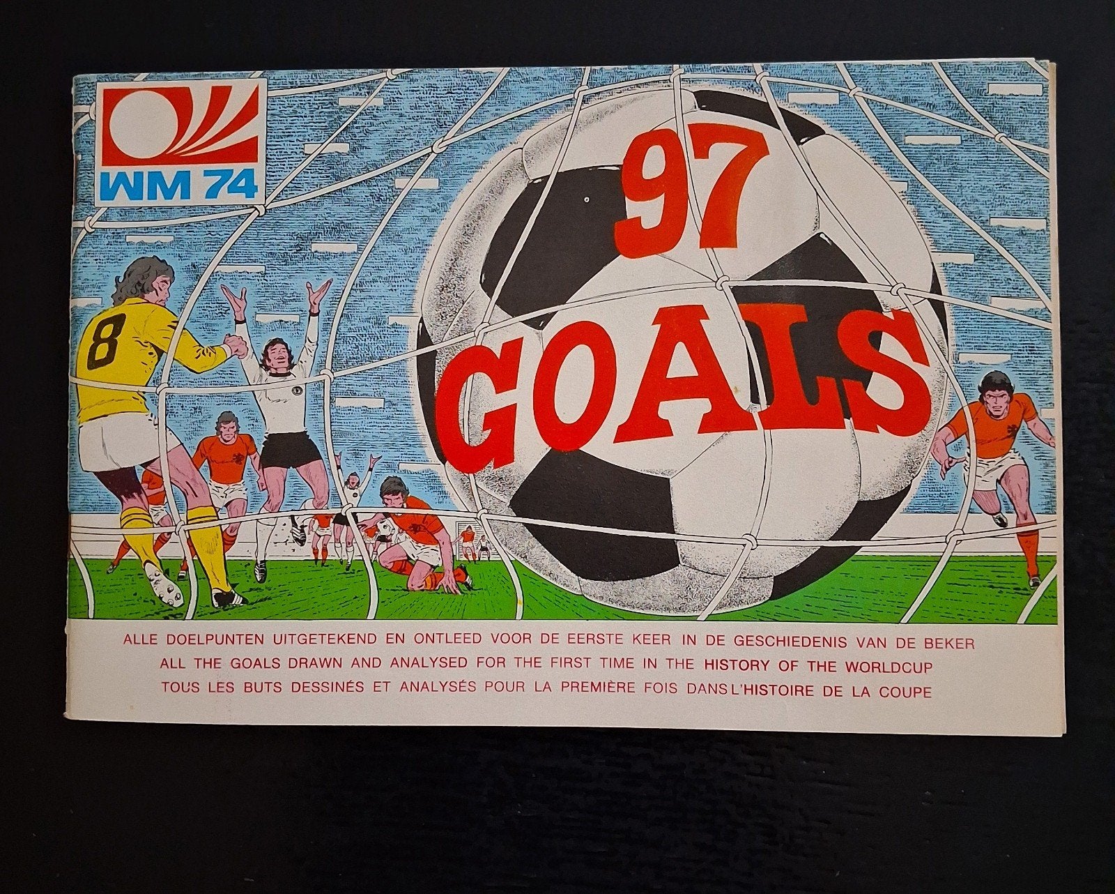 Wereldkampioenschap 1974. WM 74 - 97 Goals Voetbalboek, Ophalen of Verzenden, Zo goed als nieuw, Boek of Tijdschrift