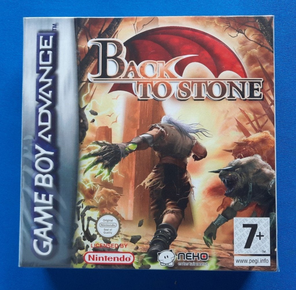 Back to Stone – Game Boy Advance (GBA) – NIEUW IN SEAL!, Avontuur en Actie, 1 speler, Nieuw, Ophalen of Verzenden