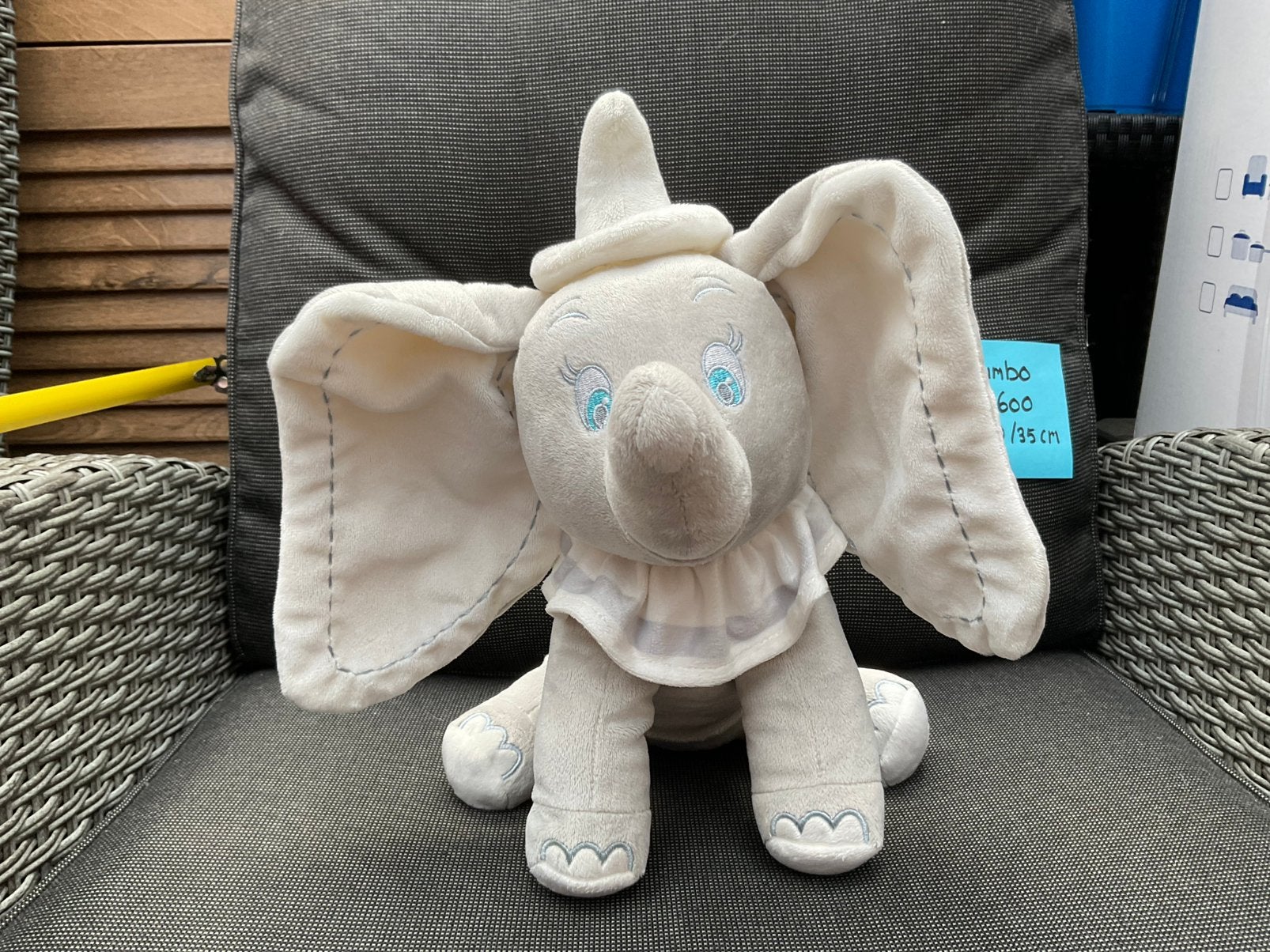 Nieuwe zgan Disney Dumbo knuffel ca 35cm, Ophalen, Nieuw
