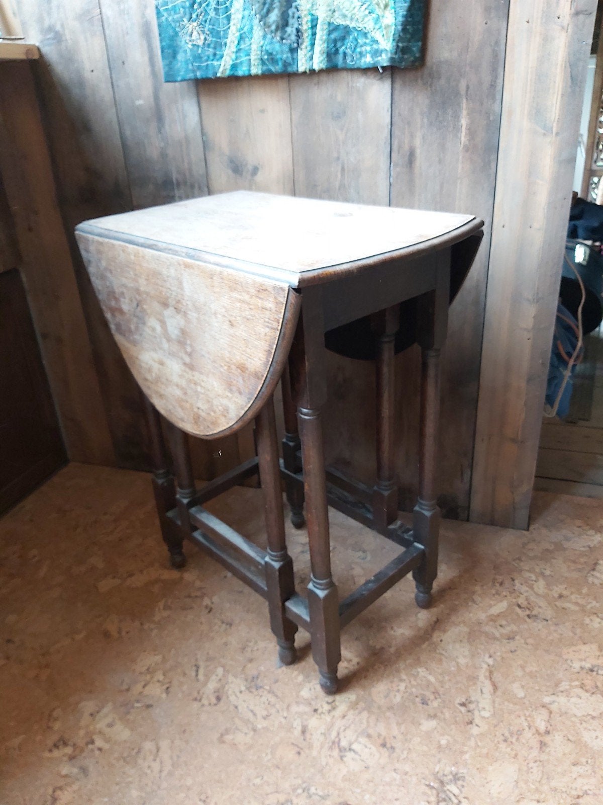 hangoor tafel drop leaf ovaal 60x90 gateleg, Ophalen of Verzenden