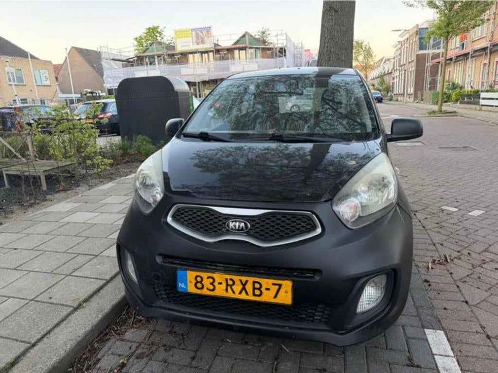 Kia Picanto 1.0 Cvvt 5-DRS 2011 Zwart, Voorwielaandrijving, 400 kg, Zwart, Origineel Nederlands