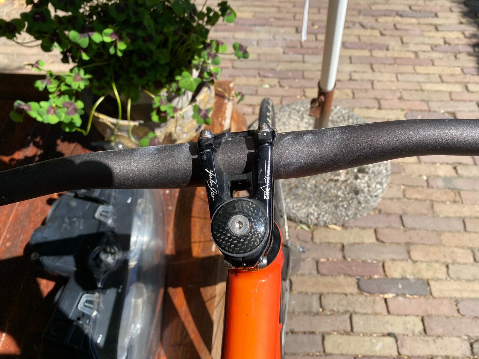 Oranje Tenthof Fixie/Singlespeed Fiets - Zo goed als nieuw, Overige merken, Velgrem, Ophalen of Verzenden, Zo goed als nieuw