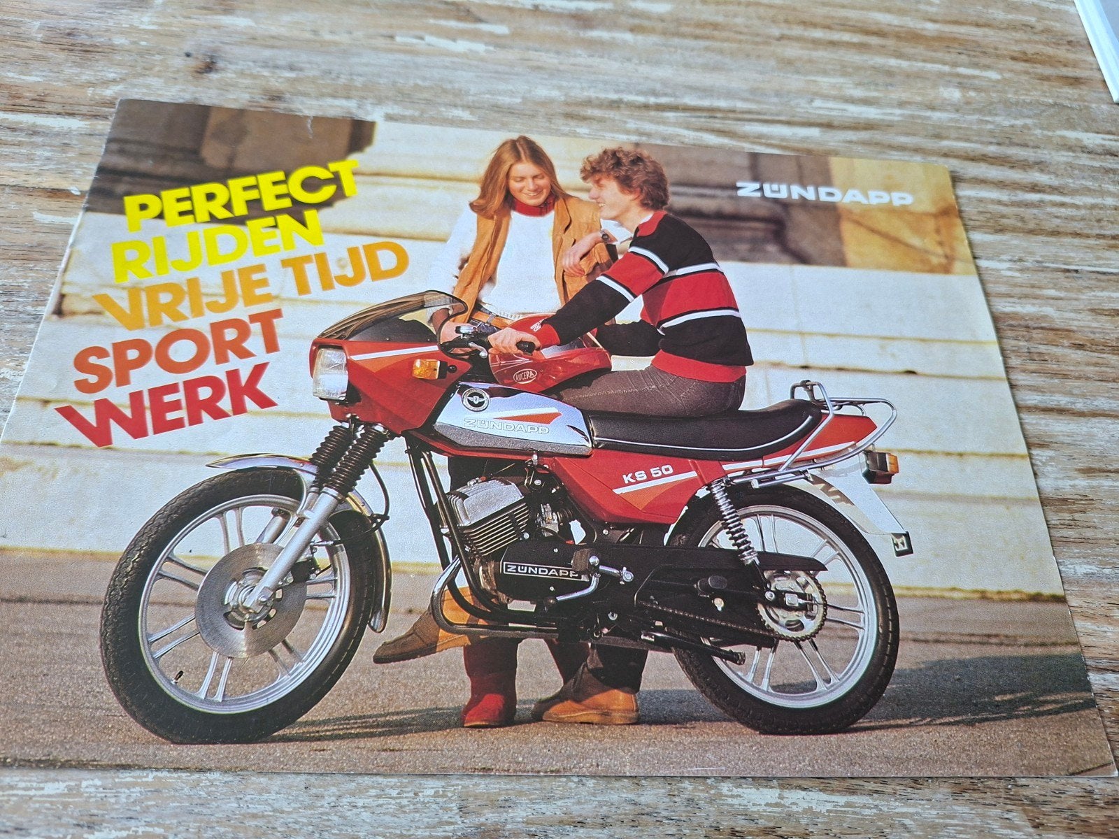 Zundapp folder origineel ks 50, Fietsen en Brommers, Ophalen of Verzenden