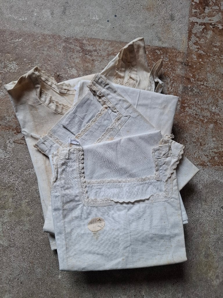 4 stuks antiek dames ondergoed, brocante lijfgoed, boudoir, Ophalen of Verzenden