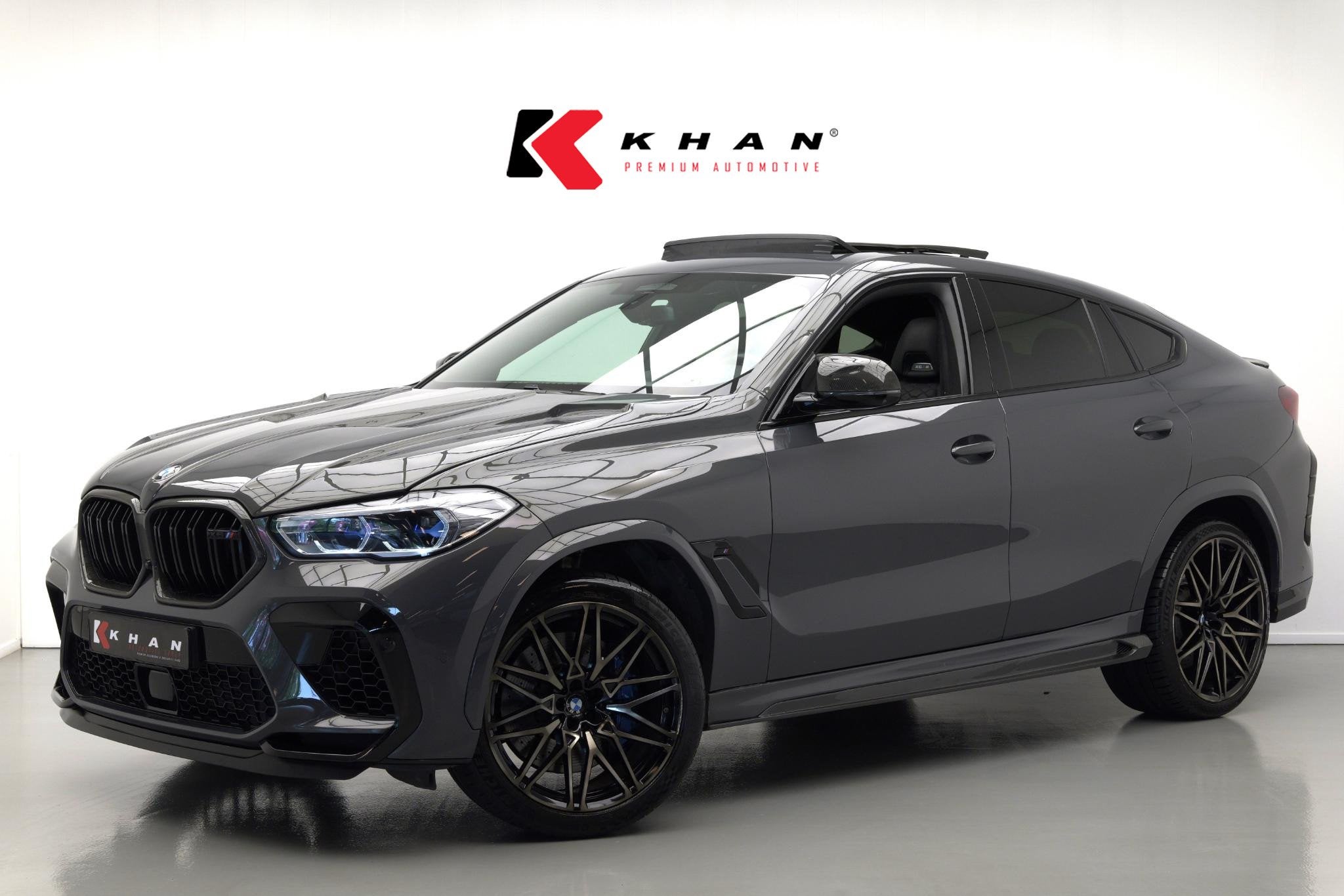 BMW X6 M Competition |Pano|FULL Carbon|DravitGrau|Dealer.ond, Auto's, Verwarmde buitenspiegels, Gebruikt, 4395 cc, Bedrijf