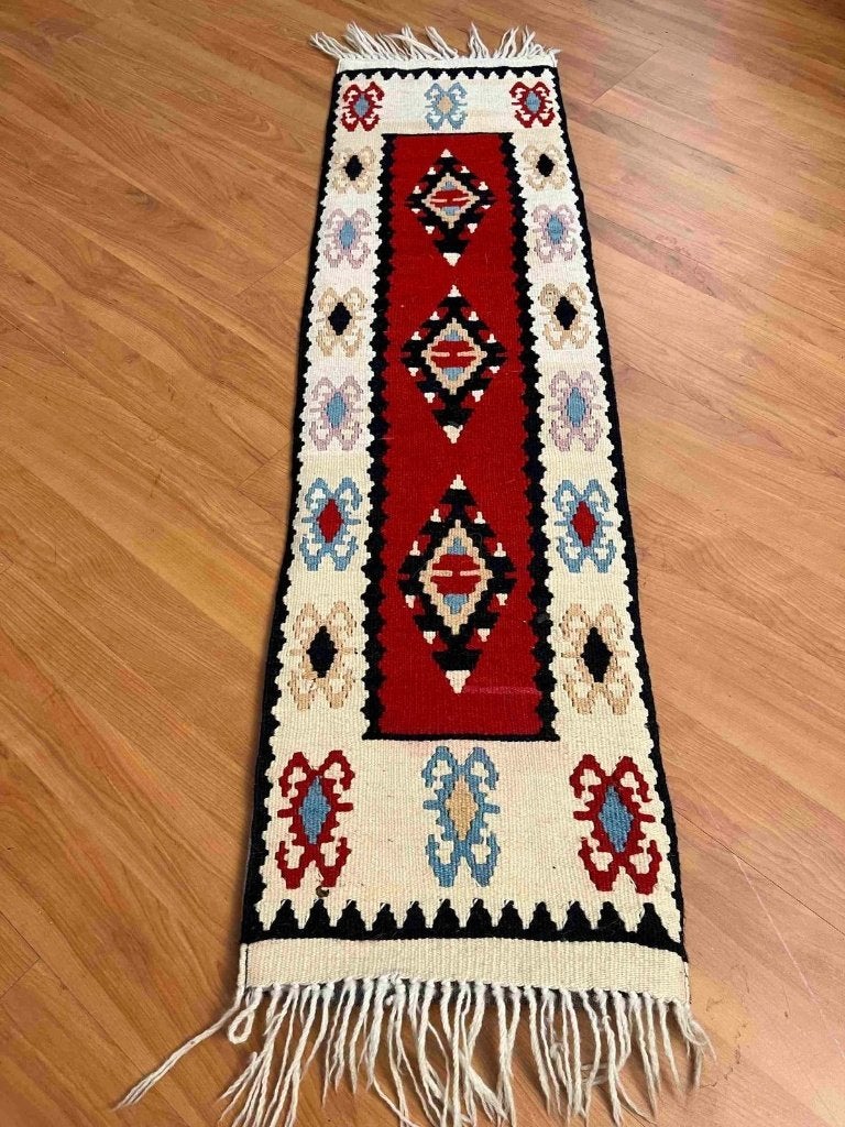 Vintage kelim kleed met ingestikte foam mat 120/32, Gebruikt, Djt@dejuistetoon.eu, Ophalen of Verzenden, Mon Plaisir 19, Etten-Leur, Netherlands