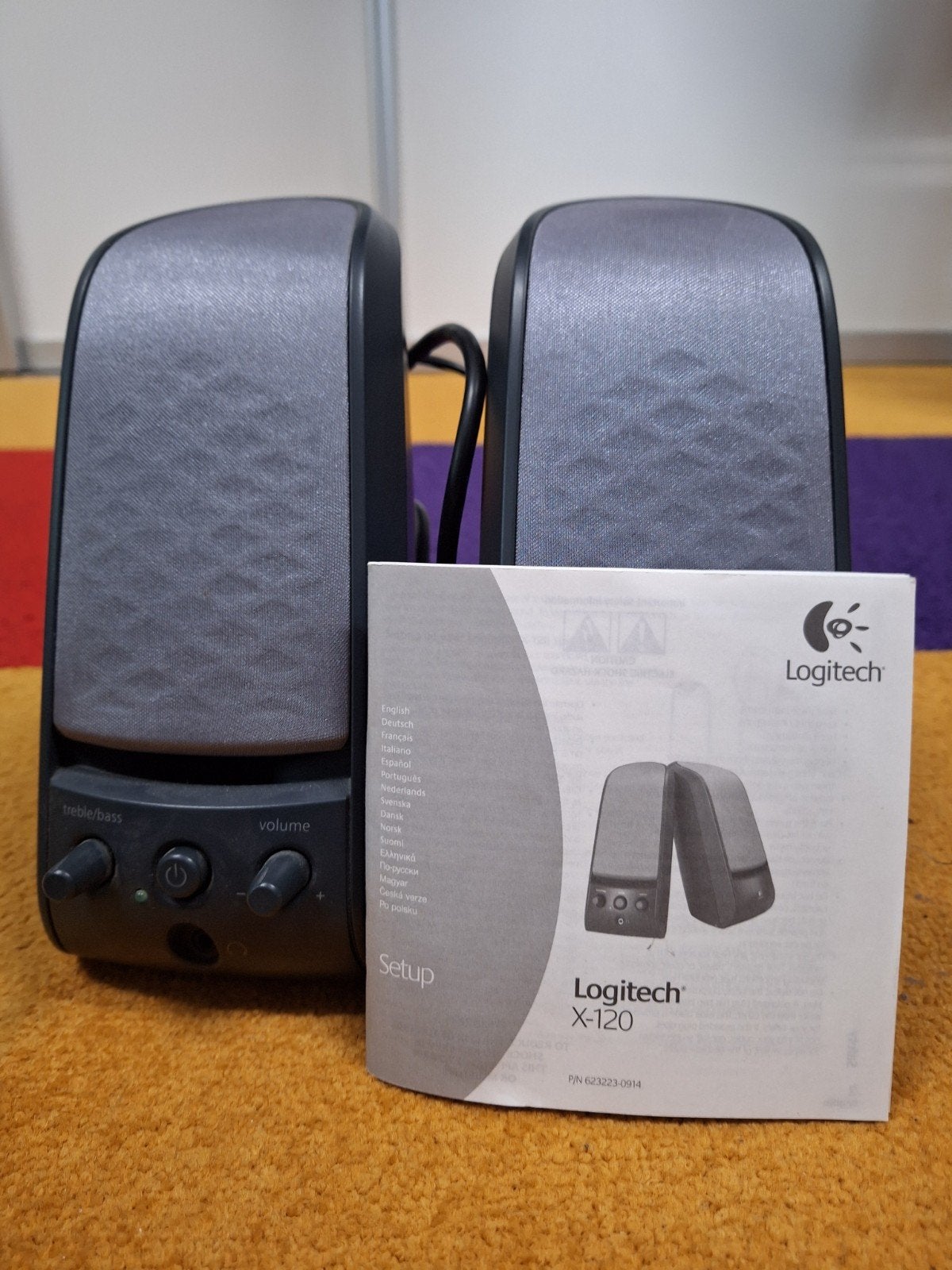 Logitech X-120 2.0 Luidsprekerset - Gebruikt, Ophalen of Verzenden, Gebruikt, Audiokanaal 2, Logitech