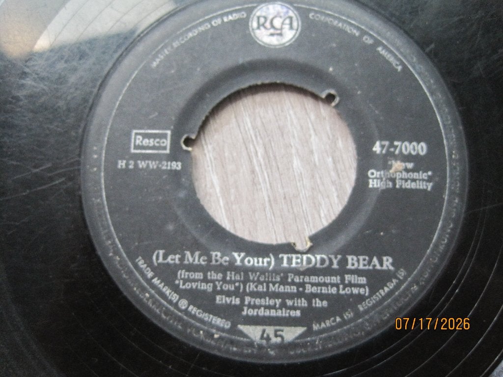 Elvis Presley   -   Loving you, Cd's en Dvd's, Vinyl Singles, Gebruikt, Originele persing, 7 inch, Ophalen of Verzenden
