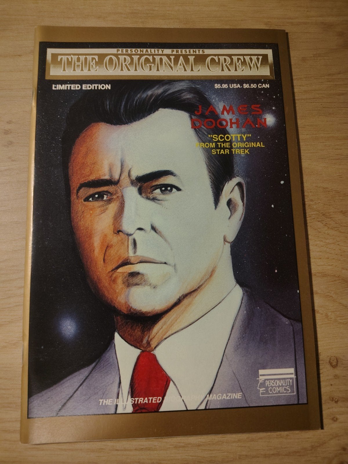 The Original Crew James Doohan "Scotty" Trading Card Edition, Boeken, Eén comic, Ophalen of Verzenden, Zo goed als nieuw, Amerika