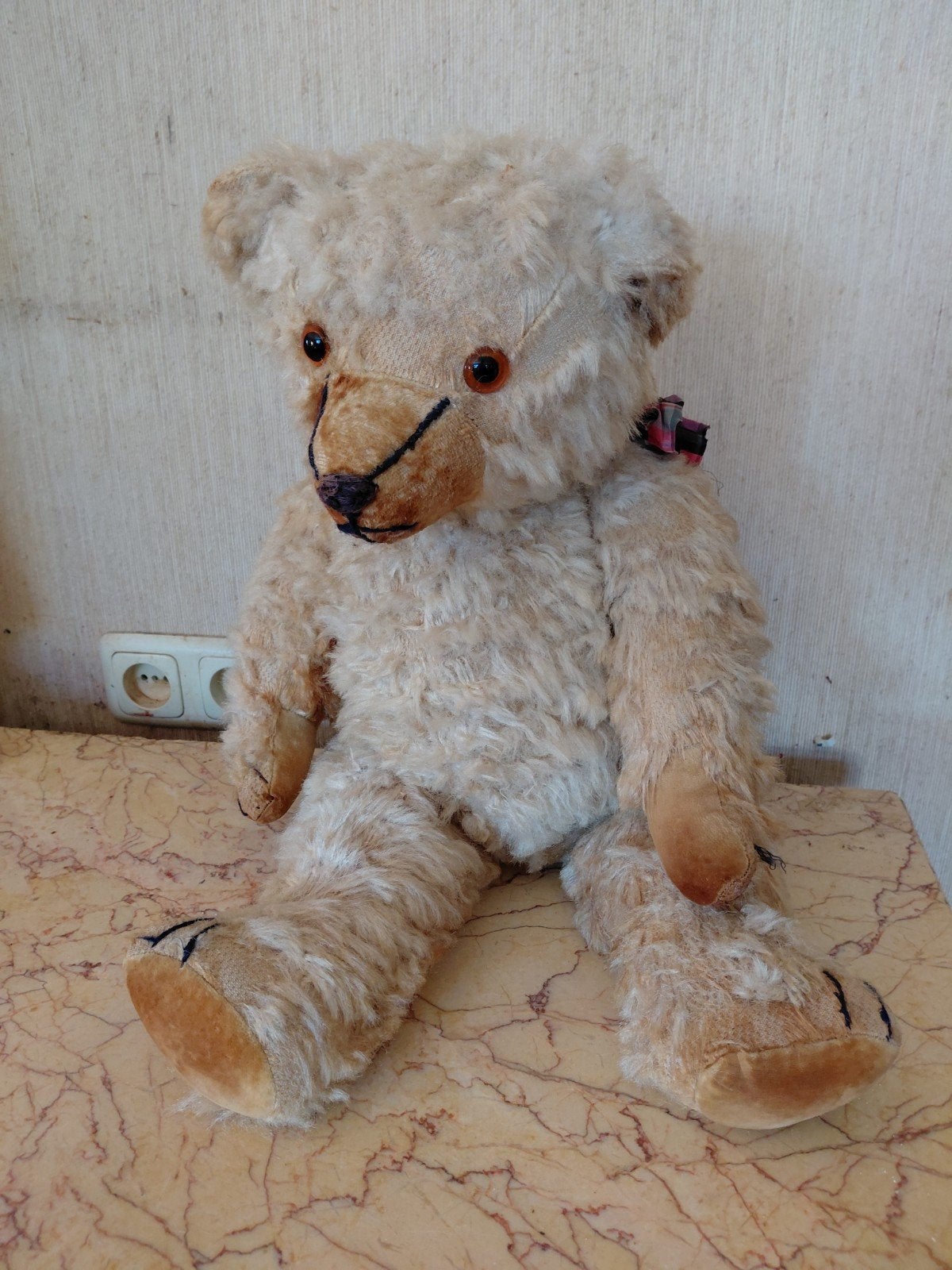 Vintage Teddybeer - Charmante Oude Knuffelbeer, Ophalen, Gebruikt