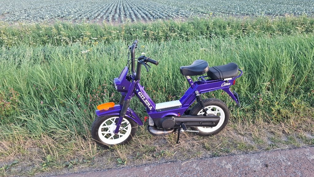 Gilera Citta Bromfiets - Paars, Ophalen, Tweetakt, Zo goed als nieuw, Gilera