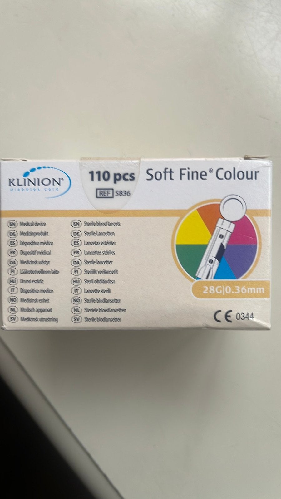 Soft line klinion steriele lancetten, Ophalen of Verzenden, Nieuw