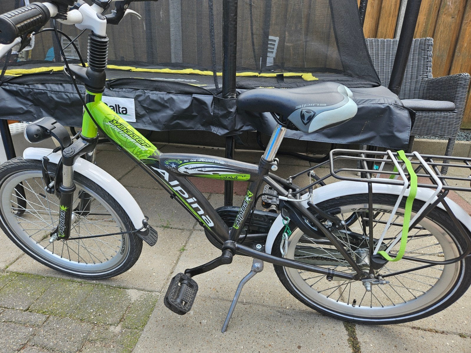 Alpina yabber kinderfiets 20 inch, Fietsen en Brommers, Fietsen | Kinderfietsjes, Ophalen, Velgrem, Alpina, 16 tot 20 inch