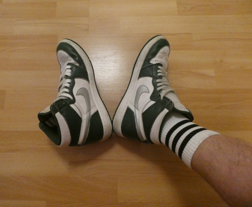 nikes afgedragen maat 44,5, Overige kleuren, Nike, Ophalen of Verzenden, Sneakers of Gympen