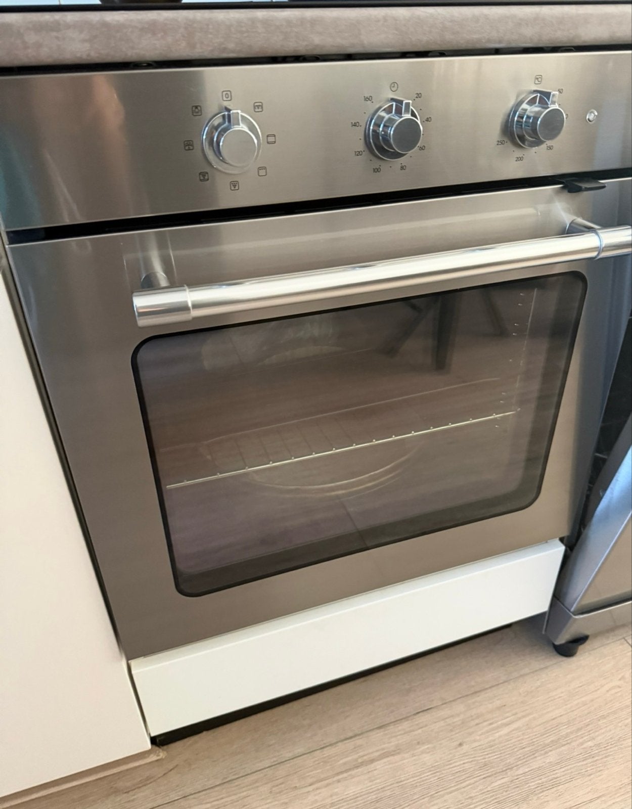 IKEA inbouw oven, roestvrij staal, Oven, Ophalen of Verzenden, Zo goed als nieuw, Inbouw